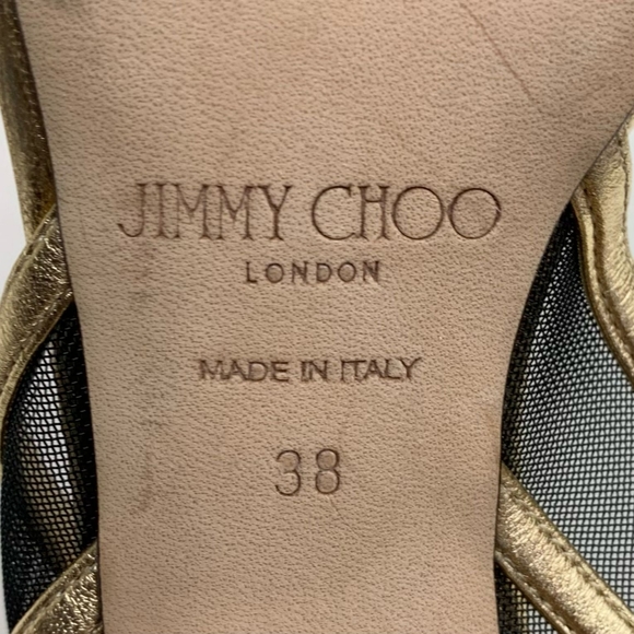 JIMMY CHOO Betty Illusion Sandal sz 8 - Picture 9 of 14